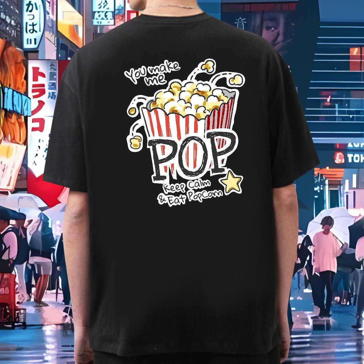 Popular T-Shirts 230g 100% Cotton letter Street Wear Skull Short Sleeve O-Neck Men Tshirts Fashion Casual Clothings