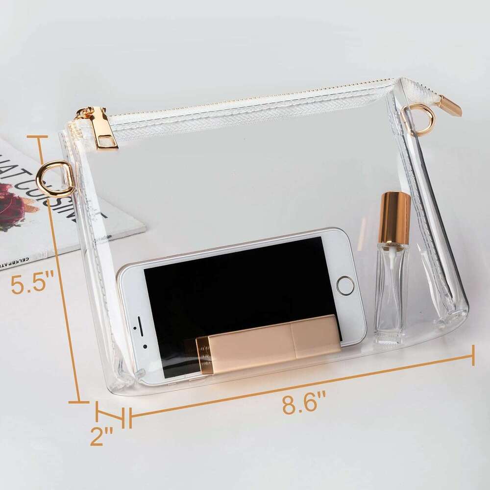 Purse Women Approved, Crossbody Bag, Small Clear Stadium Bag for Concerts Sports Events designer bag