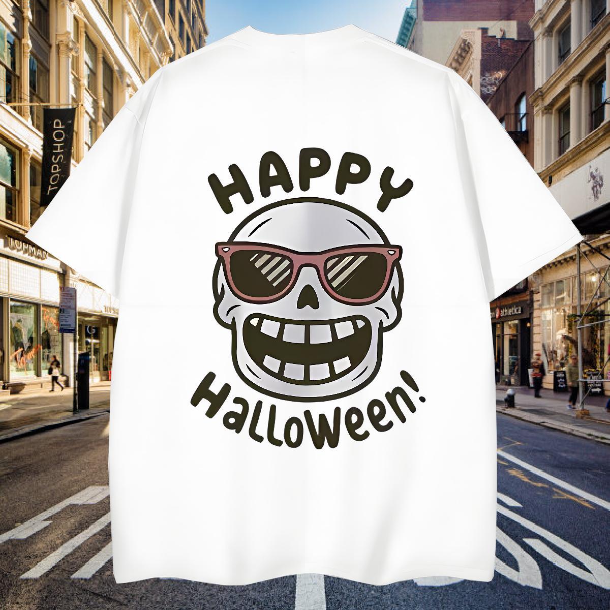 Designer T Shirts Men 230g 100% Cotton skull Hip Hop Oversized 3XL 4XL Short Sleeve Soft Tshirt for Man Woman Customized Tees