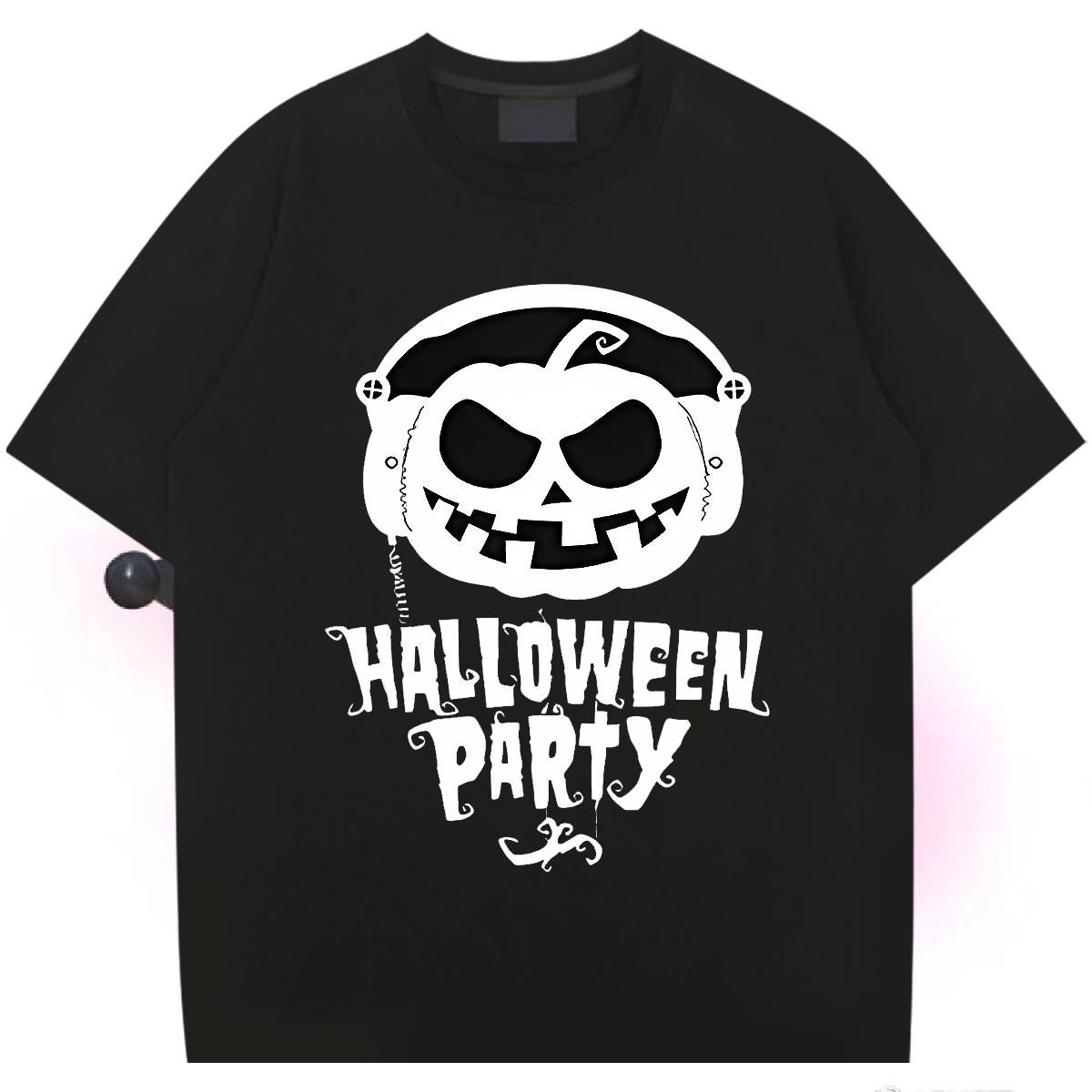 Designer Men T Shirts 230g Cotton skull Home Outdoor Graphic Crew Neck Couples T Shirts 2024 DIY Tops