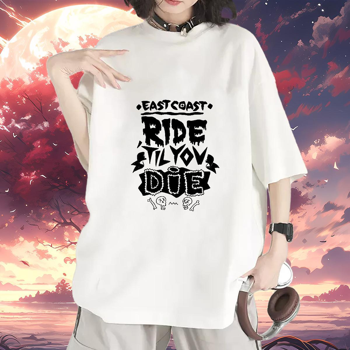 Nice Unisex Tshirts 230g Pure Cotton letter Casual T Shirt For Woman O-Neck Short Sleeve Custom Printed Tees