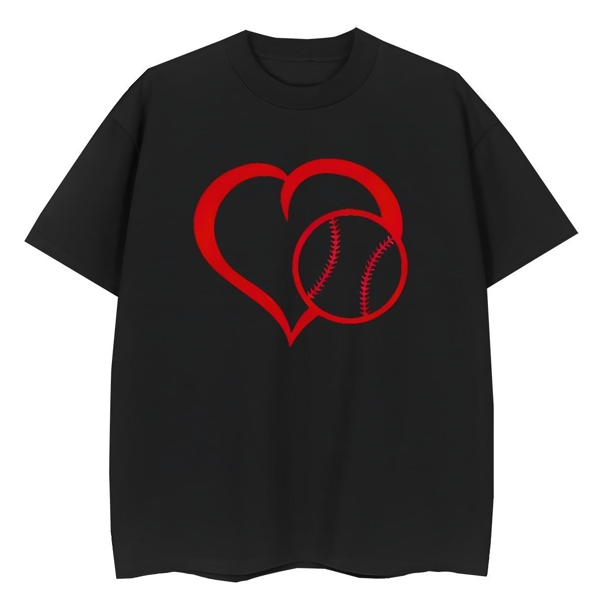 Loose Women Tshirts 230g Pure Cotton painting Casual Sport Woman T Shirts Crew Neck Black White Wear