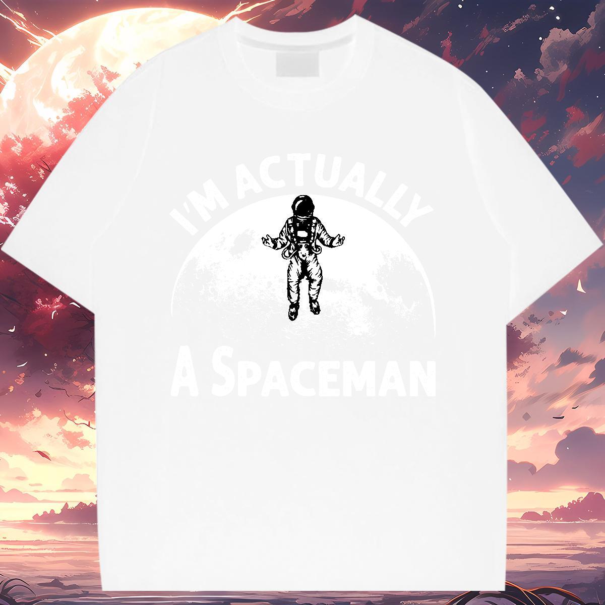 Soft Womens Tshirts 230g Pure Cotton universe Casual Sport T-Shirts for Women Breathable Skull Tees Shirts