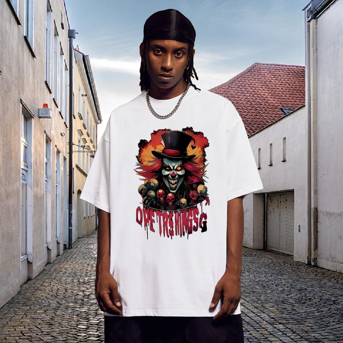 Designer Mens T Shirts 100% Cotton 230g skull Summer Casual Custom Big Size Crew Neck Breathable Couples T Shirts Free Shipping Clothes