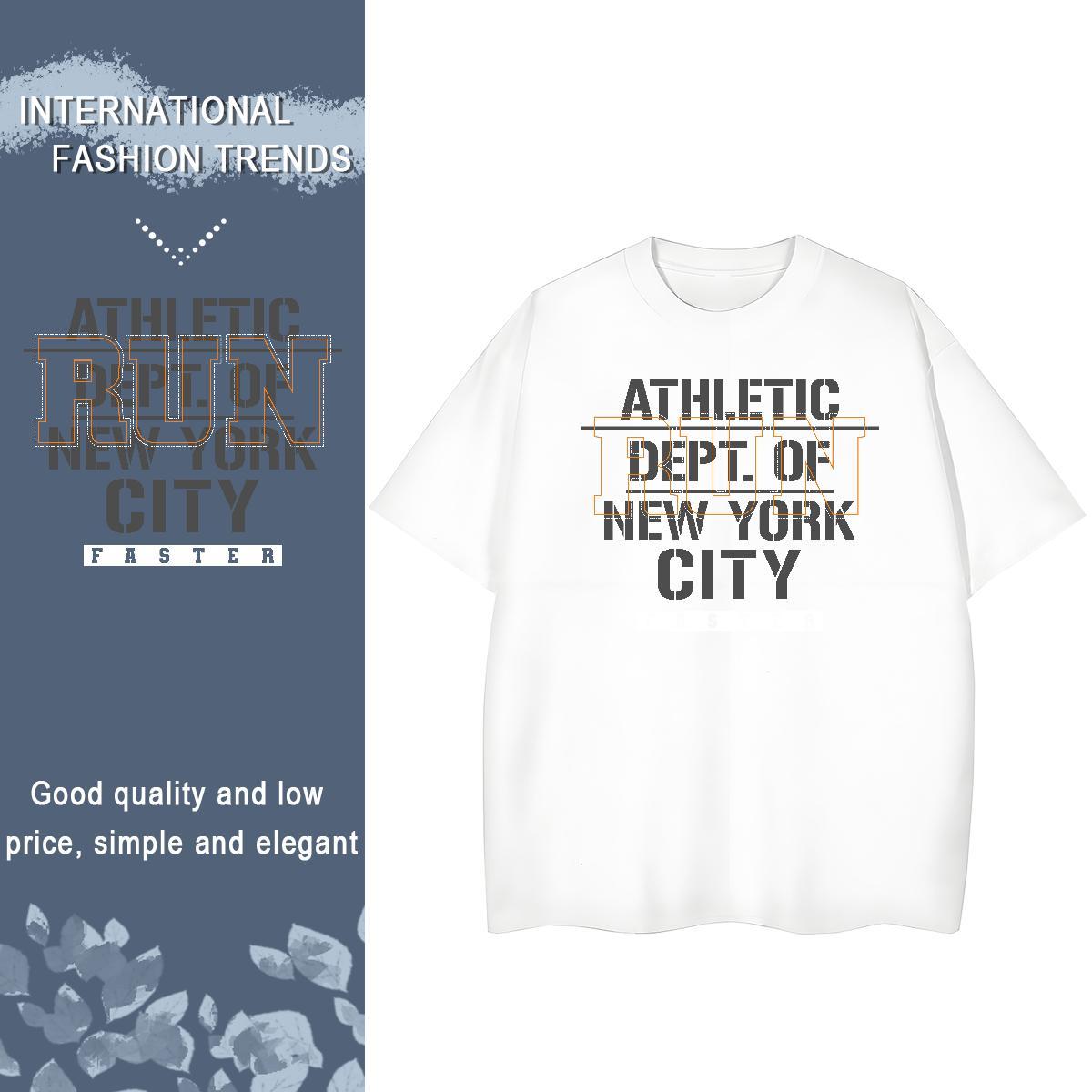 Unisex Women Tshirts 230g 100% Cotton NEW YORK Daily Outfit Women T Shirts Short sleeve Soft DIY Anime Tees Shirts