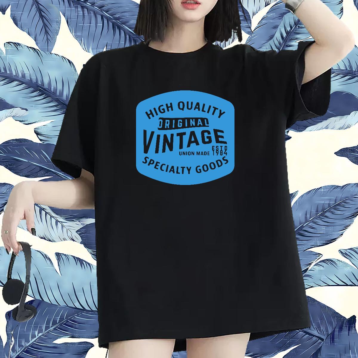 Designer Women Tshirts 230g Pure Cotton letter Hip Hop Womens T Shirts O-Neck Short Sleeve Floral Print Top Shirts