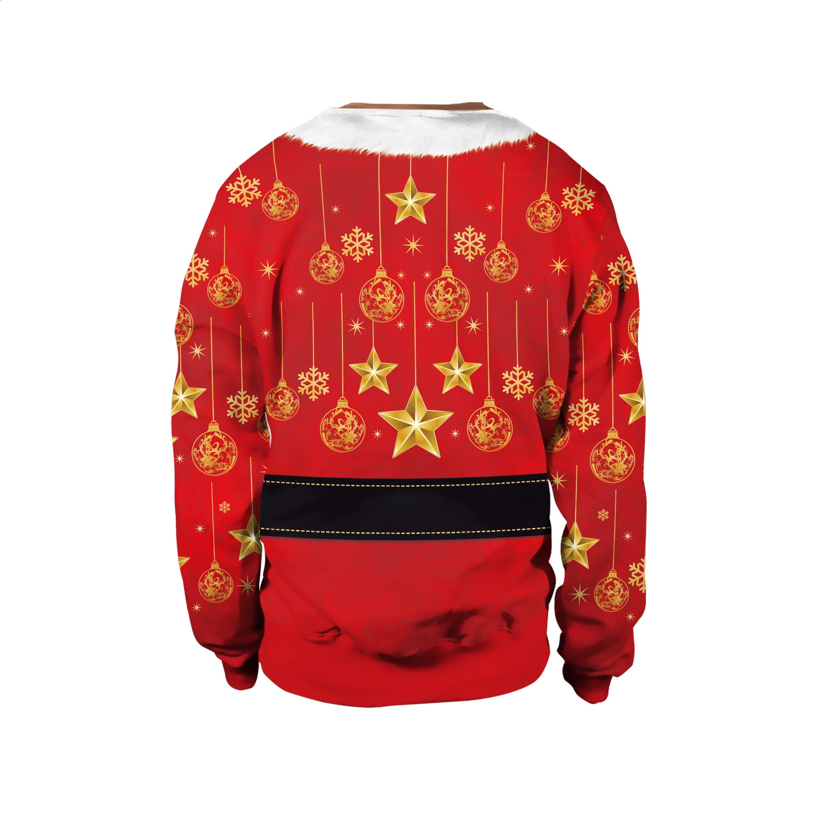 Autumn Sweatshirts Christmas Tracksuit Santa Claus Pullovers Couple Funny Mens Winter Hoodie O Neck 3D Printing Male Clothing 240823