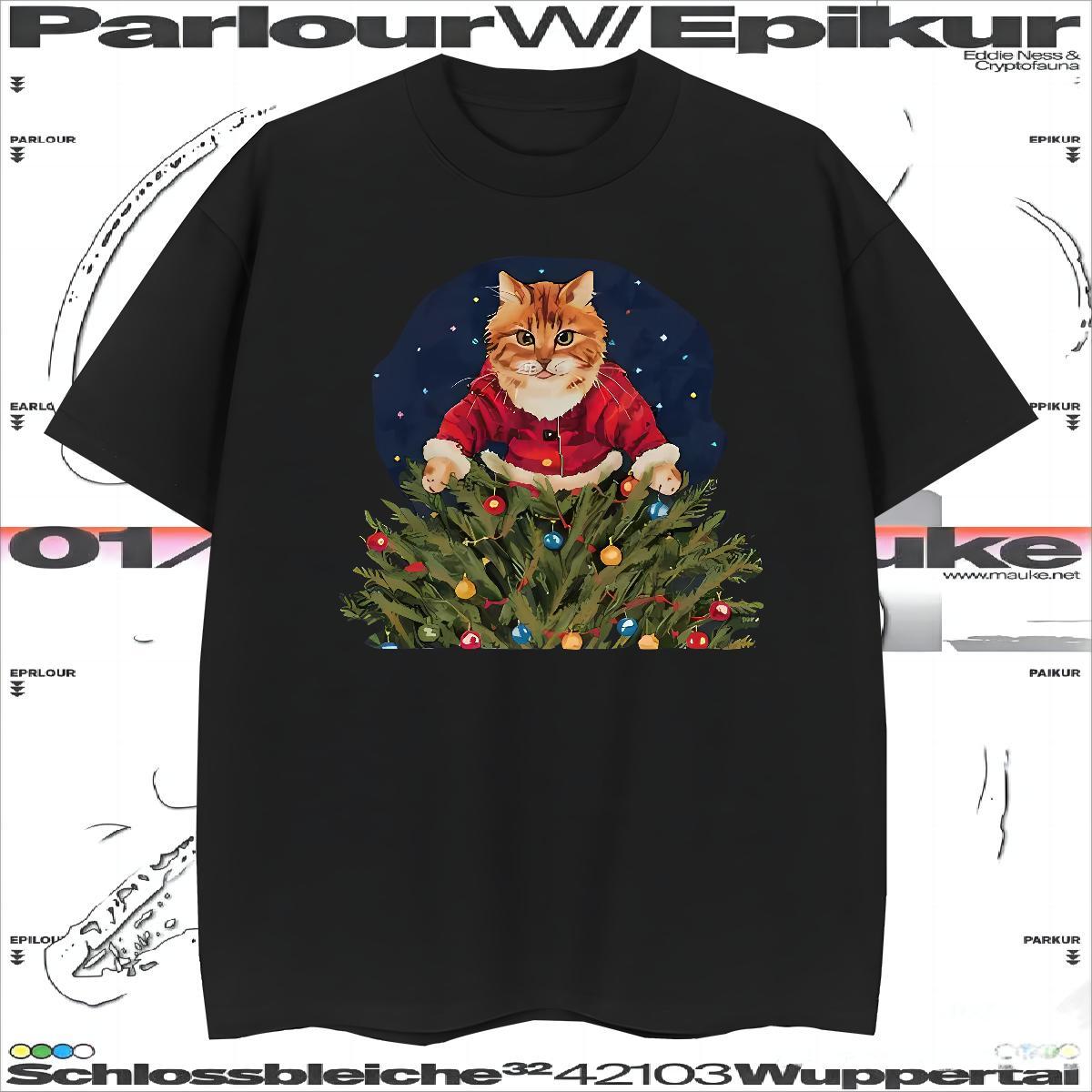 Stylist Men Tops Tees cat Street 230g Cotton Clothings Breathable Crew Neck Soft Men T Shirts Graphic