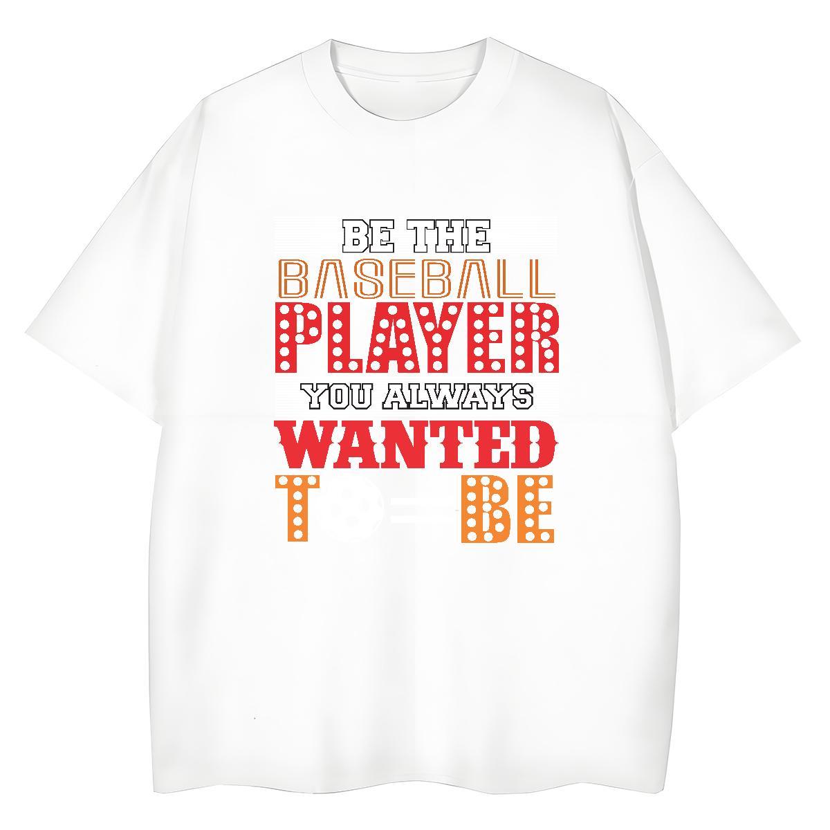 Designer Nice Women Tees 230g Pure Cotton baseball Hip Hop Street T Shirt For Woman Breathable Short Sleeve Custom Printing Tops Shirt