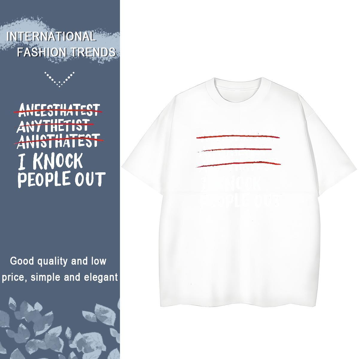 Designer Nice Womens Tshirts 230g Cotton letter Sports Casual T shirt Breathable Crew Neck Oversized L-4XL Top Tees