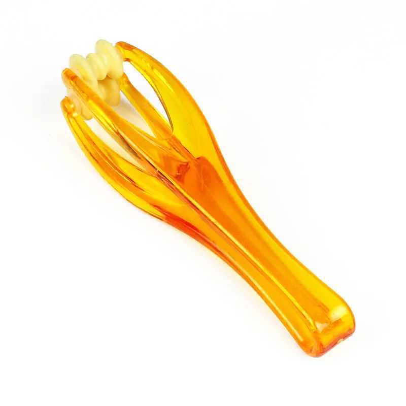 Newly Facial Massor Roller Portable Flower Shape Anti Wrinkle Face-Lift Slimming Face Relaxation Beauty Tools Finger Massage CL240824