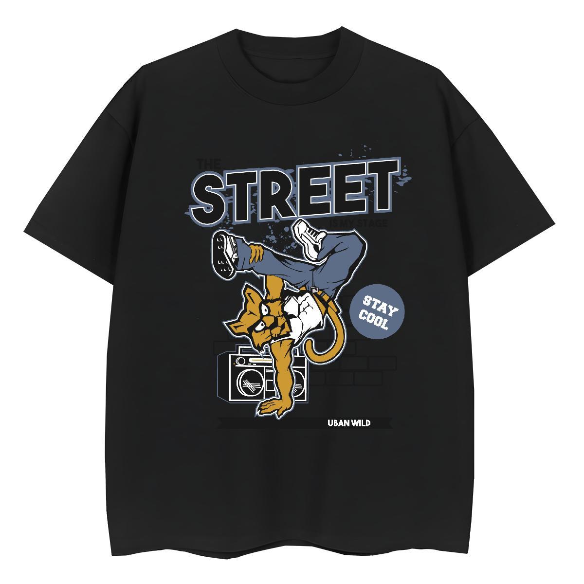 Designer Nice Women Tees 230g 100% Cotton dance Hip Hop Women T Shirts Breathable Black White Tees Shirts