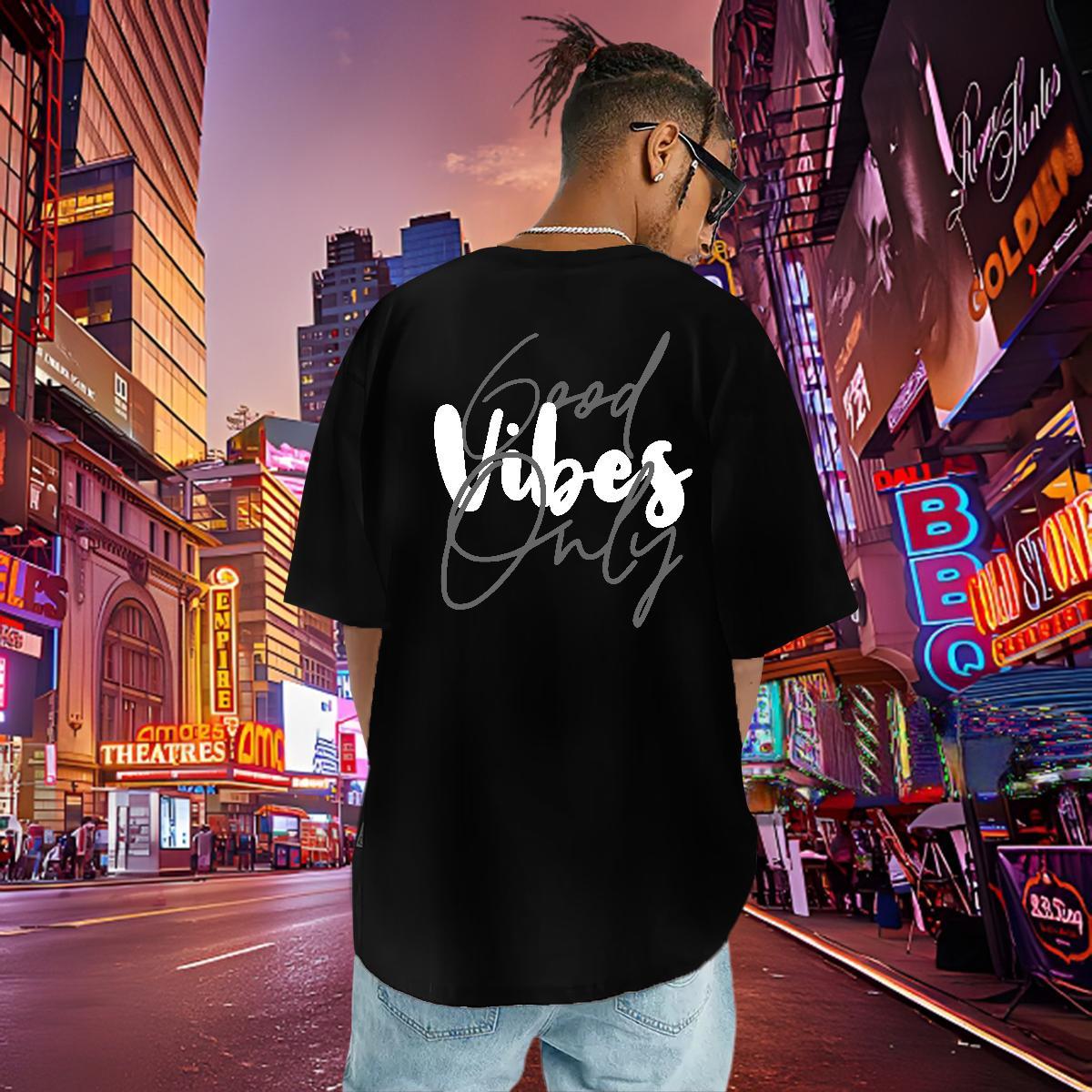 Brand Men T Shirts 230g 100% Cotton letter Anime Printing Street Asian Size Breathable Short Sleeve Couples T Shirts Fashion Designer Tee Shirt