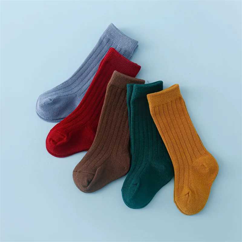 Lawadka Kids Boy Girl Socks Cotton Striped Soft Baby Knee Long Childrens Socks School Sport Casual Baby Sock For Boys Girl 0-5Y CL240824