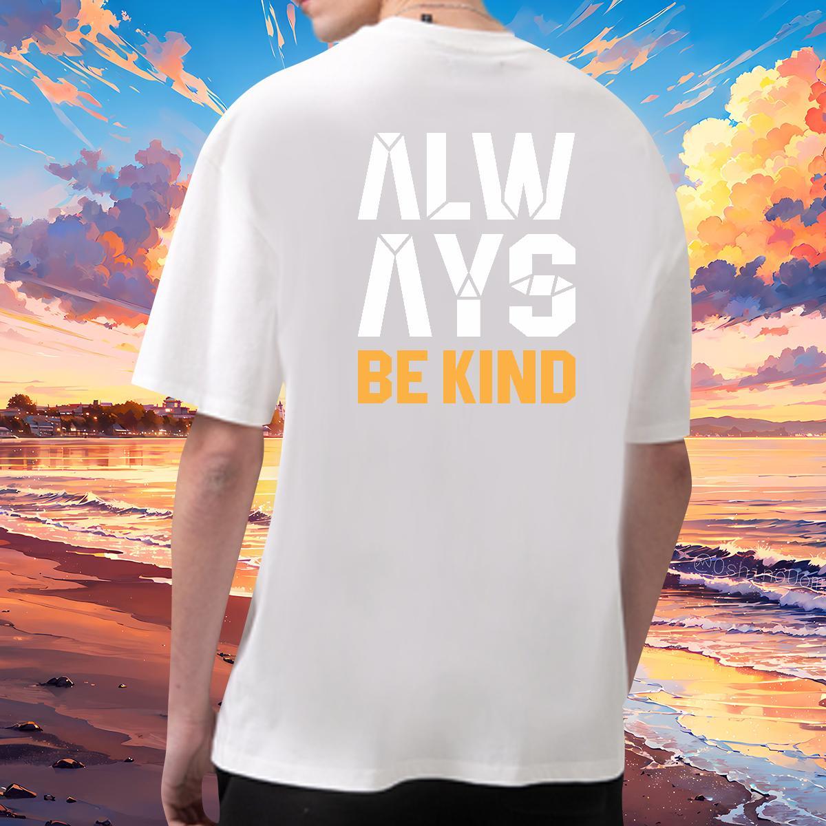 Unisex Mens T Shirts 100% Cotton 230g letter Anime Printing Street Custom Print Plus Size Breathable Crew Neck Tshirt for Man Woman 2024 New Tops