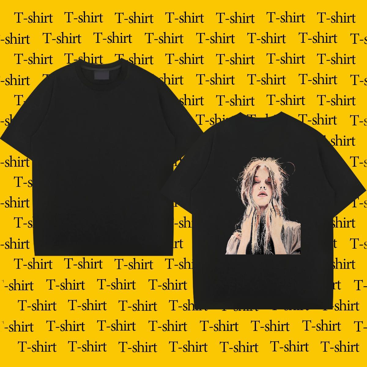 Loose Fit T-Shirts 230g Cotton women Street wear Hip Hop Black White Short Sleeve Soft Couples T Shirts Casual New Tops
