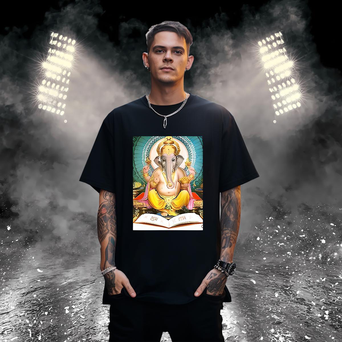 TOP Quality T-Shirts 230g 100% Cotton elephant Home Outdoor DIY Printed Breathable Men Clothes T-Shirt Designer Fashion Tops Shirt