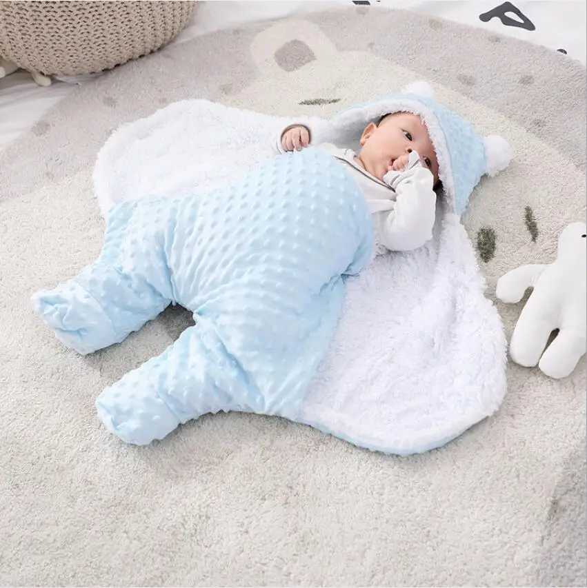 Comfortable Newborn Keep Warm Soothing scarf baby swaddle sleeping bag blanket M240824