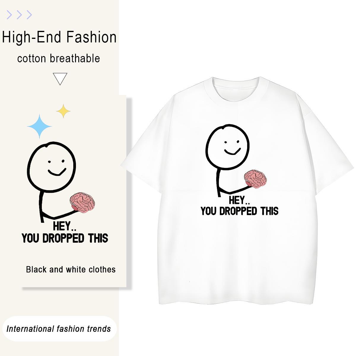 Free Shipping Unisex Tshirts 230g Cotton letter Summer Casual Woman T Shirts O-Neck Short Sleeve Customized Tee Shirt