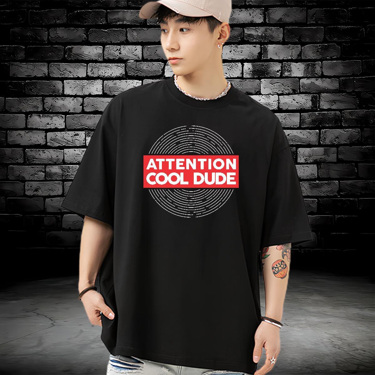 Brand Mens T Shirts 230g Cotton letter Hip Hop Custom Printed Crew Neck Men Tshirts Designer Fashion Tees