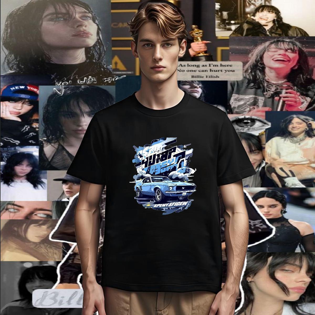 High Quality T-Shirts 230g Pure Cotton car Sport Custom Printing Short Sleeve O-Neck Tshirt for Man Woman New Arrival Polos