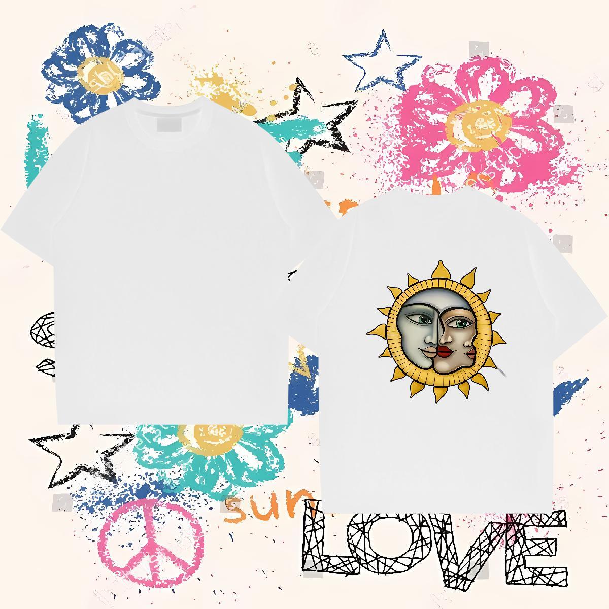 Free Shipping T-Shirts 230g Pure Cotton portrait Beach Oversized 3XL 4XL Short Sleeve Soft Men Tshirts Fashion Casual Tops