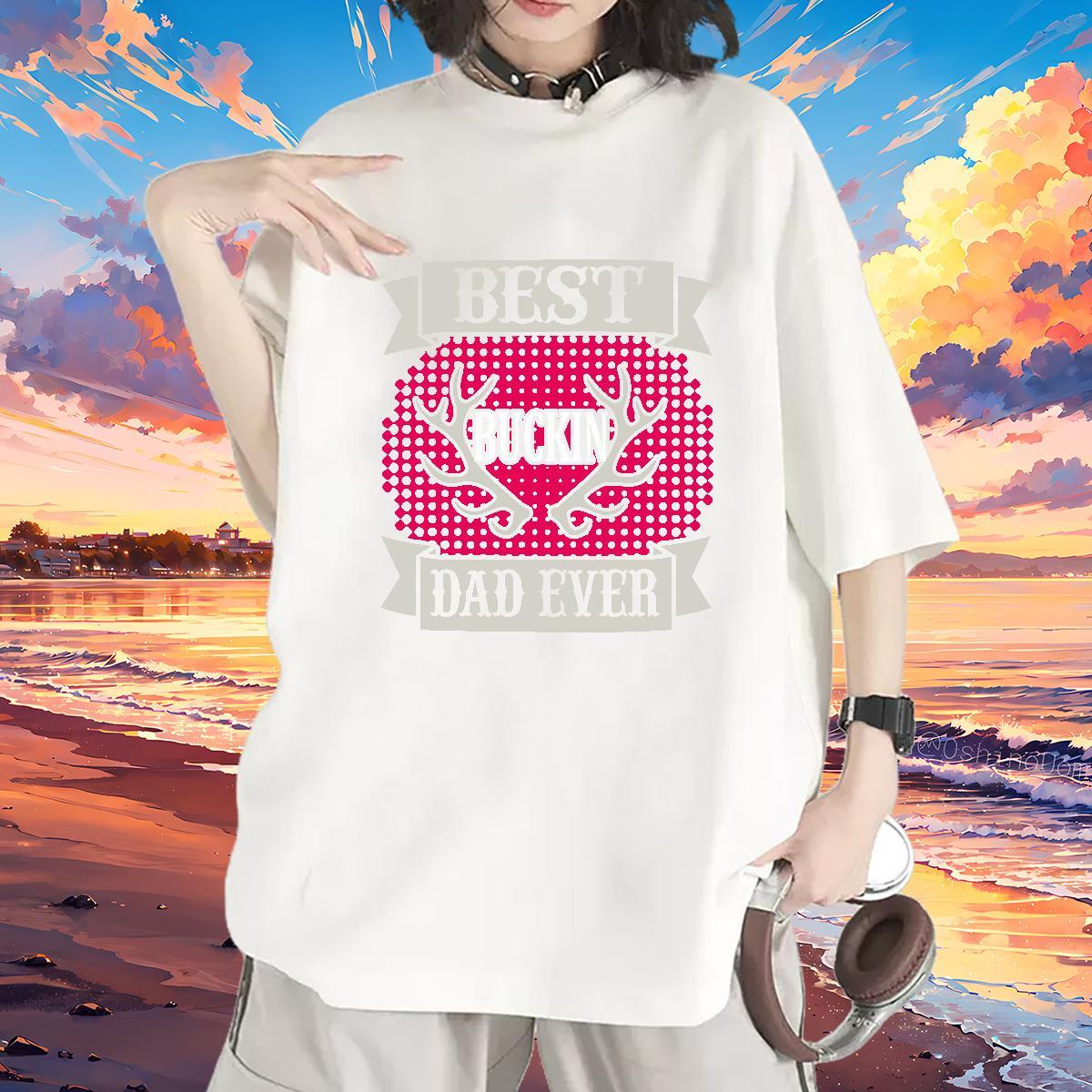 Soft Womens Tshirts 230g Cotton letter Casual Beach T Shirts Women Breathable Crew Neck Custom Cartoon Tops