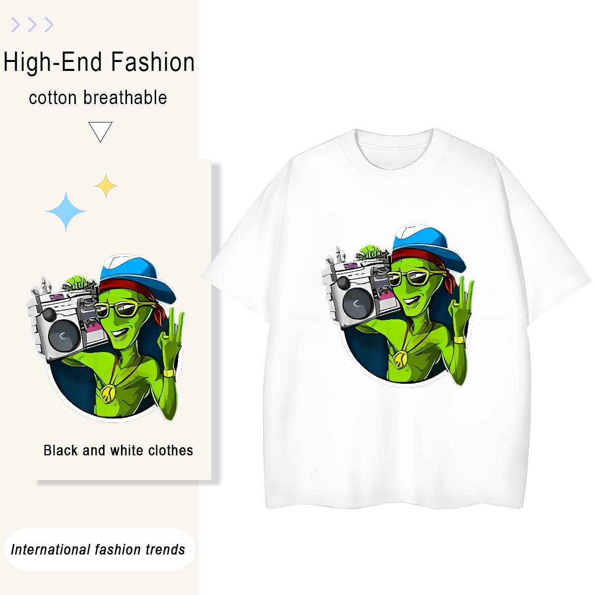 Designer Unisex Tshirts 230g Cotton USA Casual Women T Shirts Round Neck Short Sleeve DIY Logo Clothes Shirt