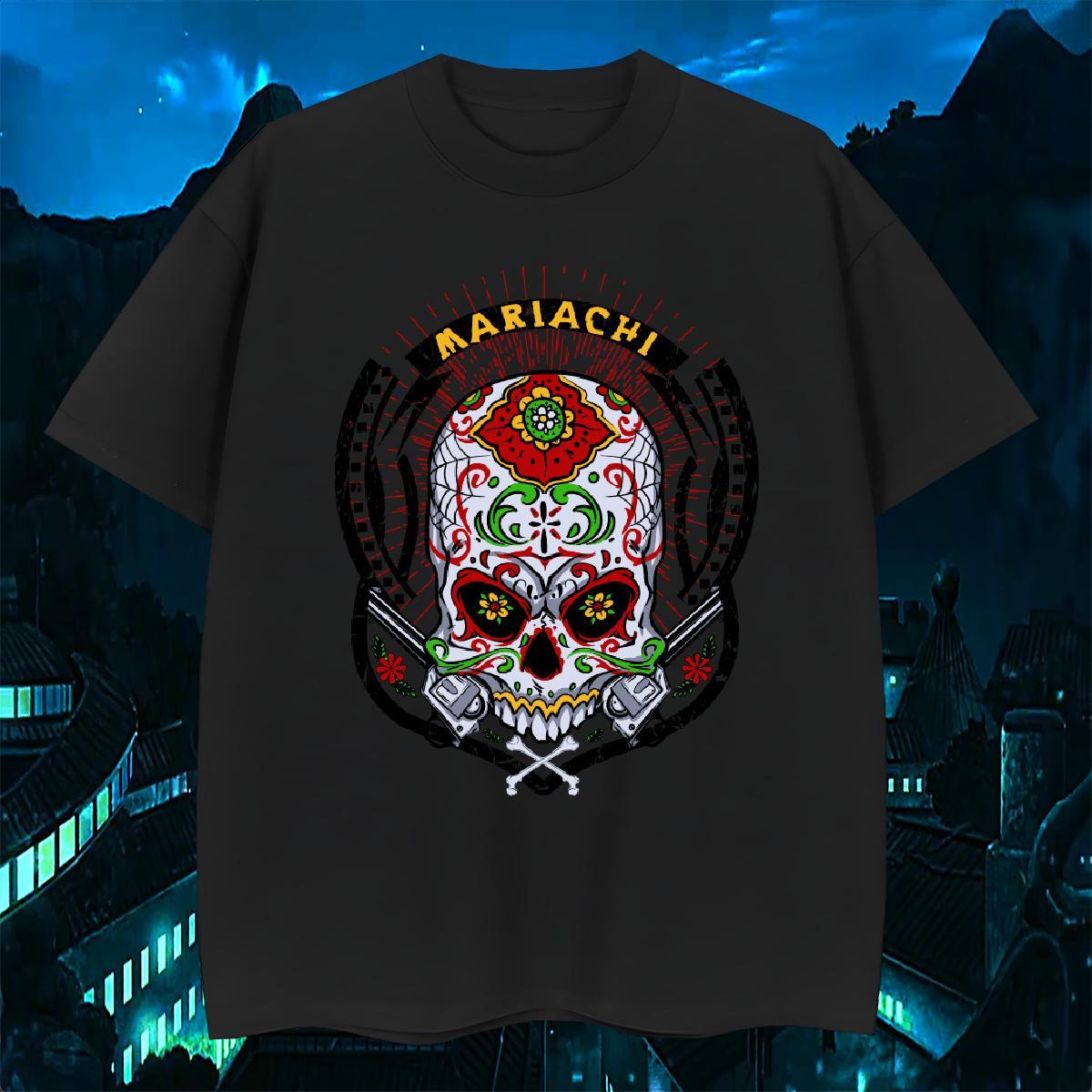 High Quality Mens T Shirts 230g Pure Cotton skull Hip Hop Street Oversized 4XL Round Neck Short Sleeve Tshirt for Man Woman Customized Top Tees