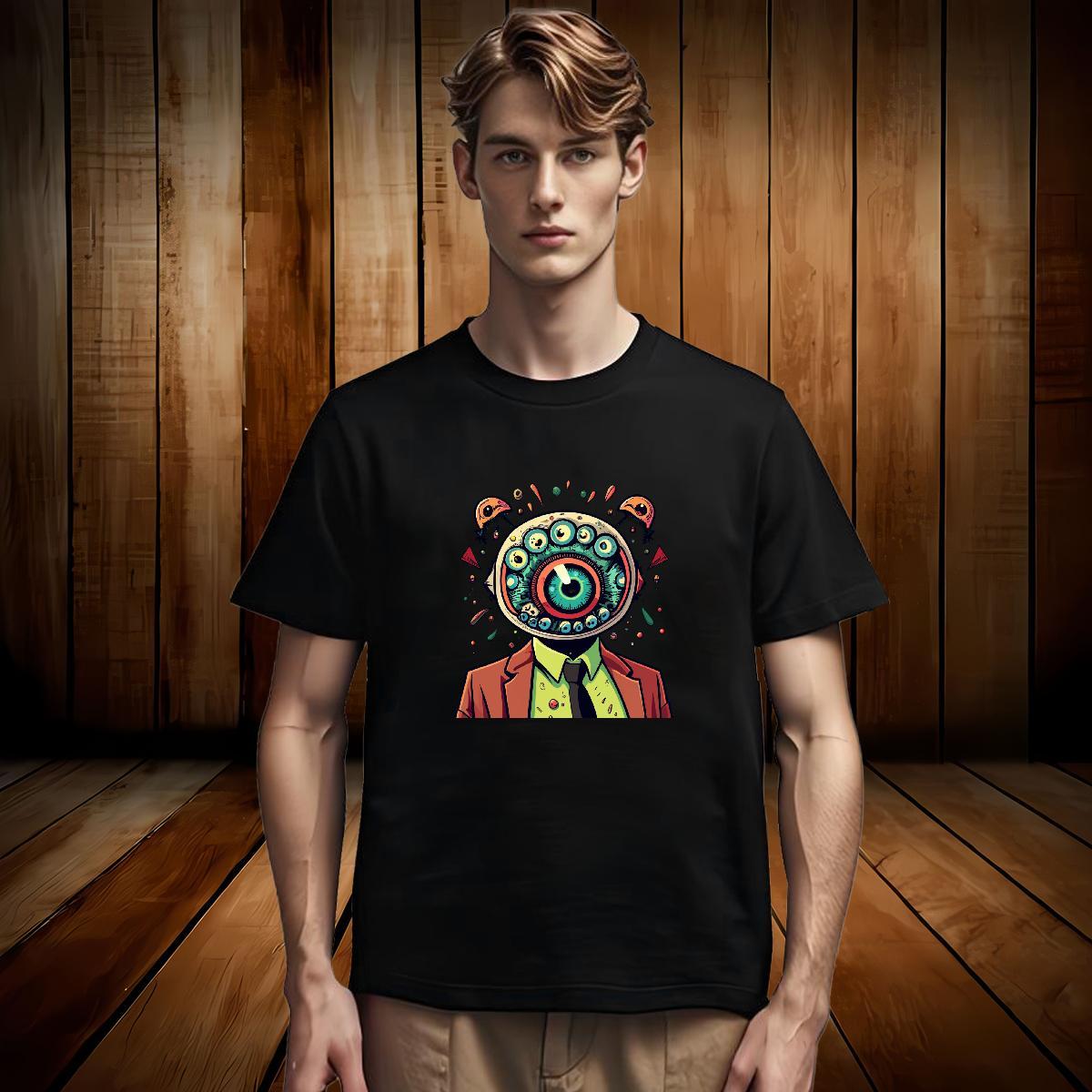 Brand T-Shirts 230g Cotton skull Daily Outfit Custom Print Plus Size Breathable Crew Neck Men Tees Classic Top Tees