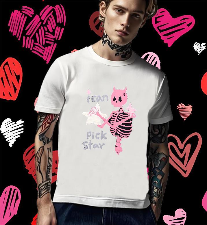 Unisex T Shirts Men 100% Cotton 230g skull Street Skull Breathable Crew Neck Men Tees Casual New Tees Shirts