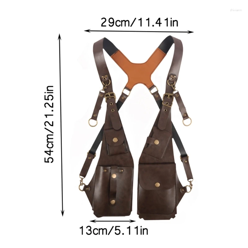 Free Shipping Drawstring PU Leather Shoulder Harness Bag Phone Holsters Hiddens Underarm Strap Wallet Designer Bag Luxury Bag Tote Bag