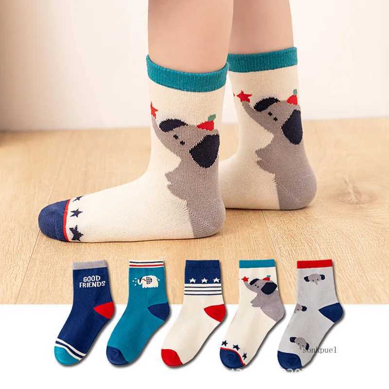 5Pairs Baby Socks Newborn Baby Boy Cute Short Sock 0-1-3-10Y Kids Cotton Toddler Cartoon Soft Childrens Sports Socks for Girls CL240824