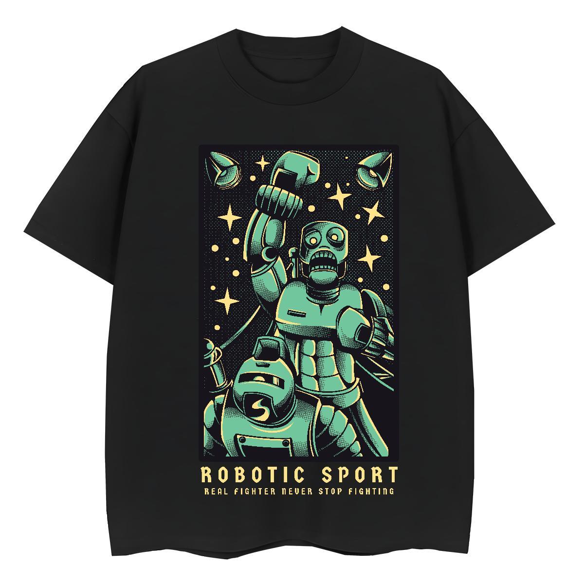 Popular T Shirt For Man 230g Pure Cotton ET Casual Daily Wear Floral Print Breathable Short Sleeve Men Tops Tees 2024 New Tee Shirt