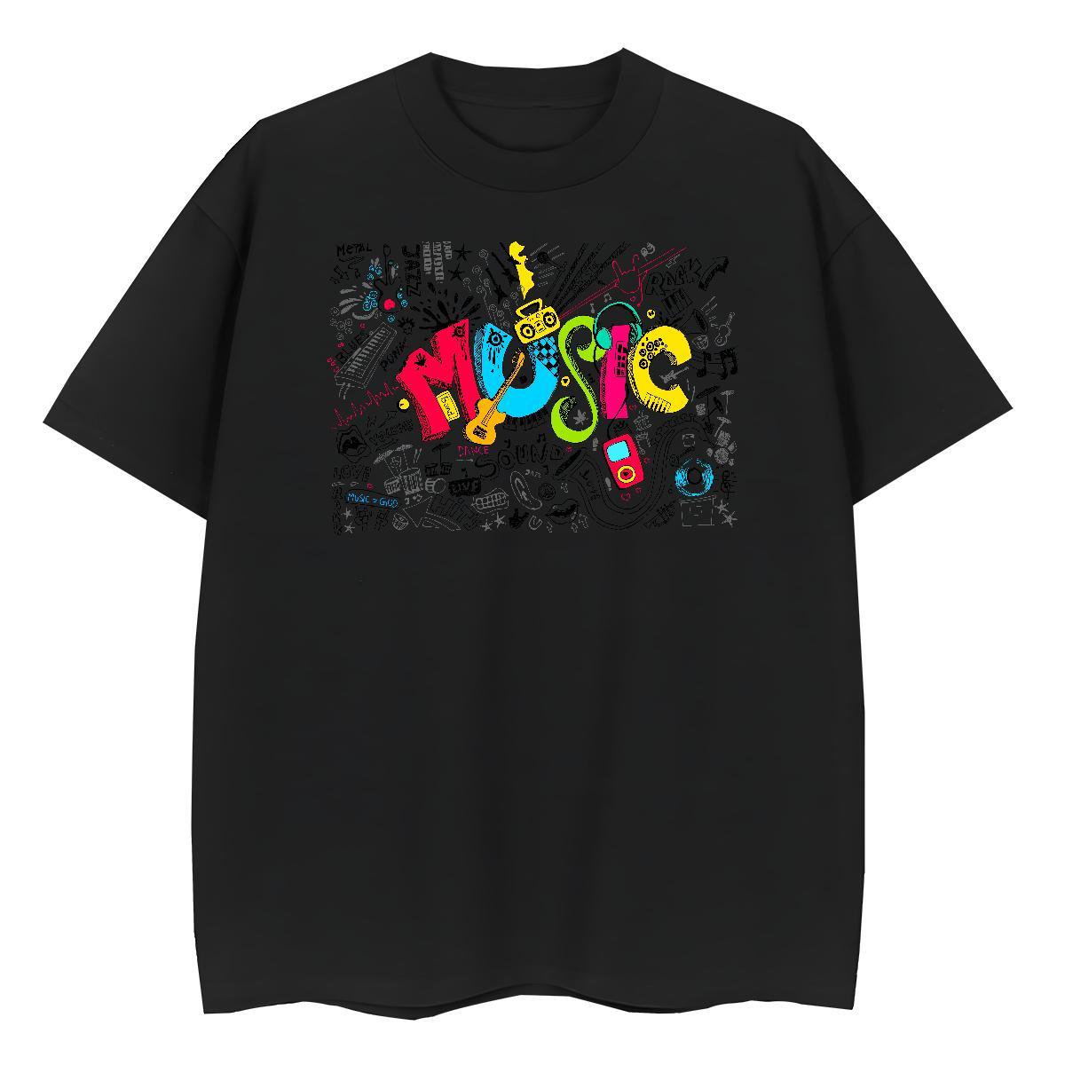 Soft Tshirt for Man Woman 230g Cotton painting Sports Street Wear T-Shirts for Women Short sleeve Soft Floral Print Clothes