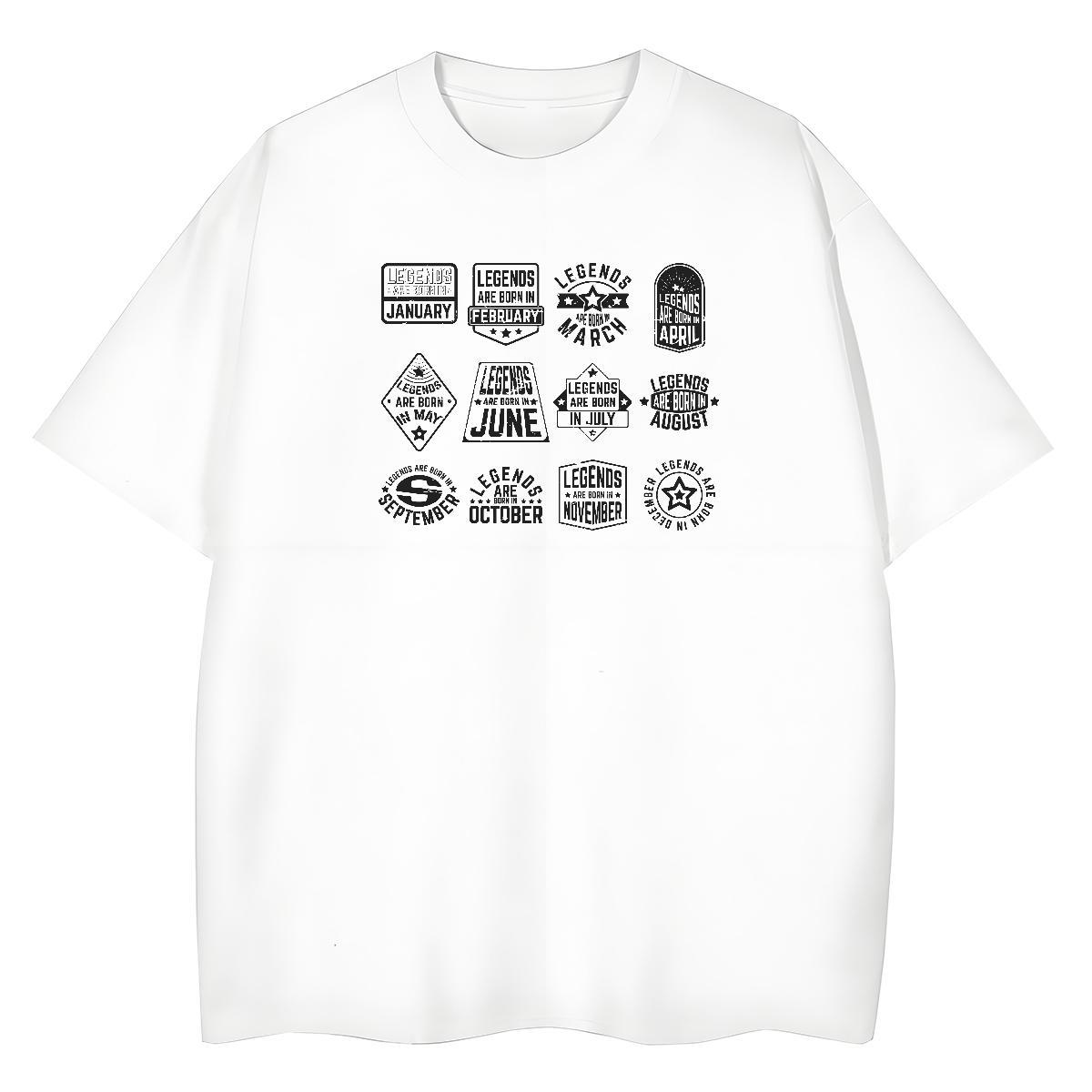 Designer Lady T shirt 230g Pure Cotton letter High Street Hip Hop Womens T Shirts Crew Neck Black White Tees