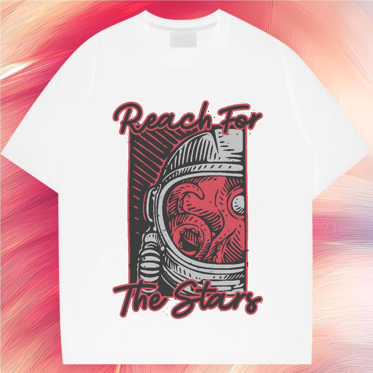 Unisex T-Shirts for Men 230g Pure Cotton ET Casual Beach DIY Anime O Neck Short Sleeves Mens Tshirts Designer Fashion Tees Shirts