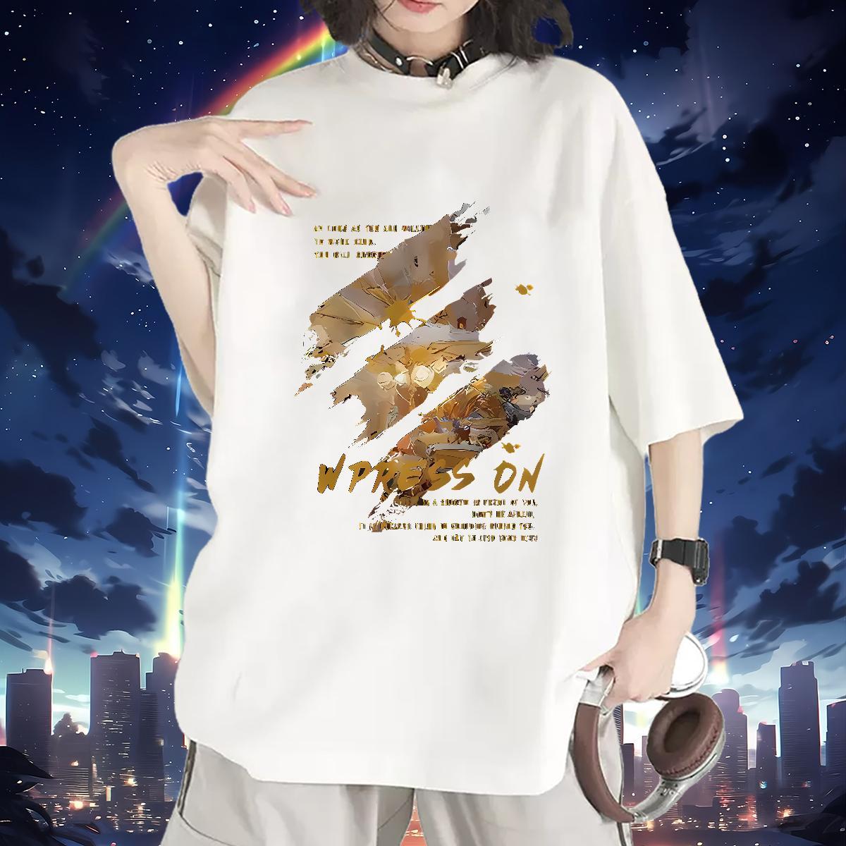 High quality Tshirt for Man Woman 230g Cotton painting Casual Womens T Shirts Short sleeve Soft Black Oversized Wear