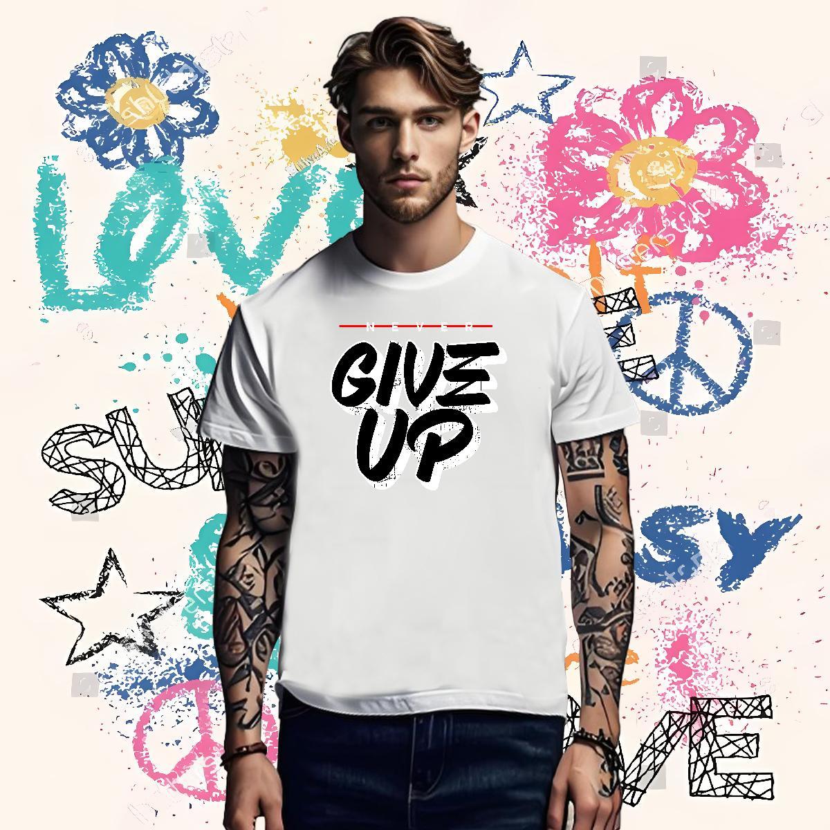 Wholesale T-Shirts 230g Cotton letter Street Wear Asian Size Breathable Crew Neck Men Tops Tees Classic Tops Shirt