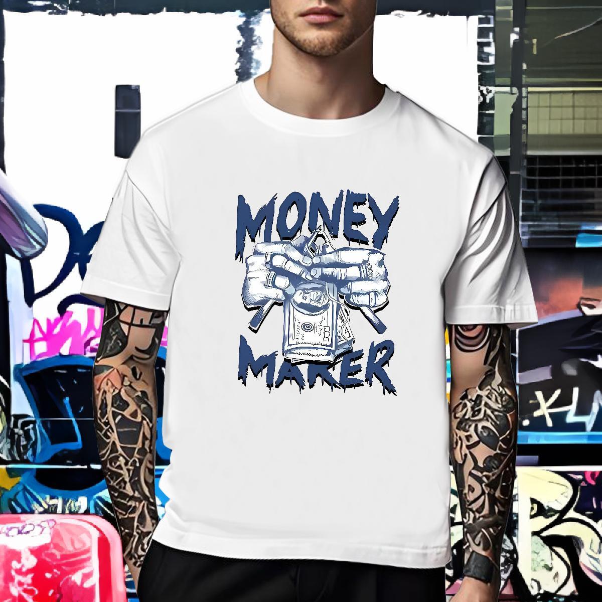 Classic Men T Shirts 230g Pure Cotton hands Home Outdoor Skull Crew Neck Breathable Mens Tshirts Fashion Tops Shirt