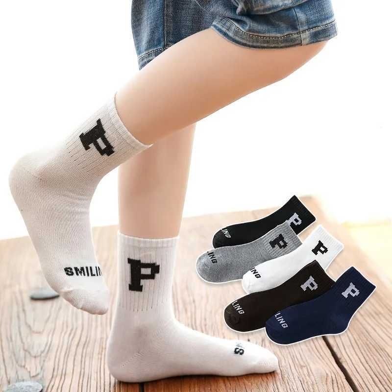 5 Pairs Per Lot Kids Socks Autumn Winter Children Cotton Cartoon Baby Girls Boys Fashion Socks 1 2 3 4 5 6 7 8 9 Years CL240824