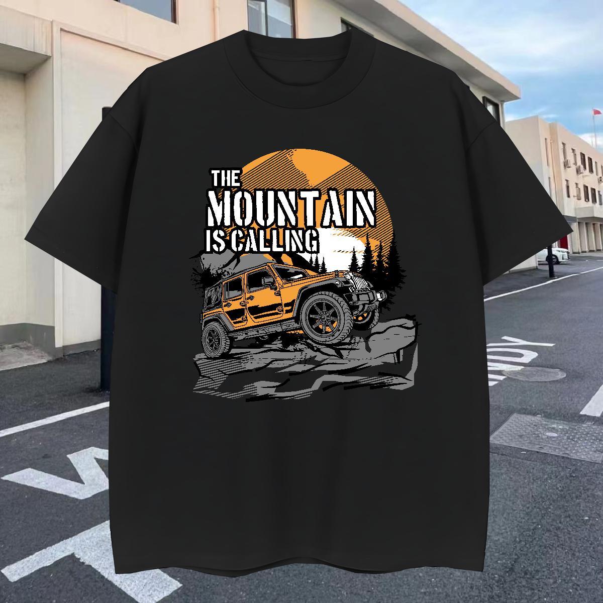 Free Shipping T-Shirts 230g Pure Cotton off-road vehicle Casual Beach White Plus Size Breathable Soft Tshirt for Man Woman Custom Tees