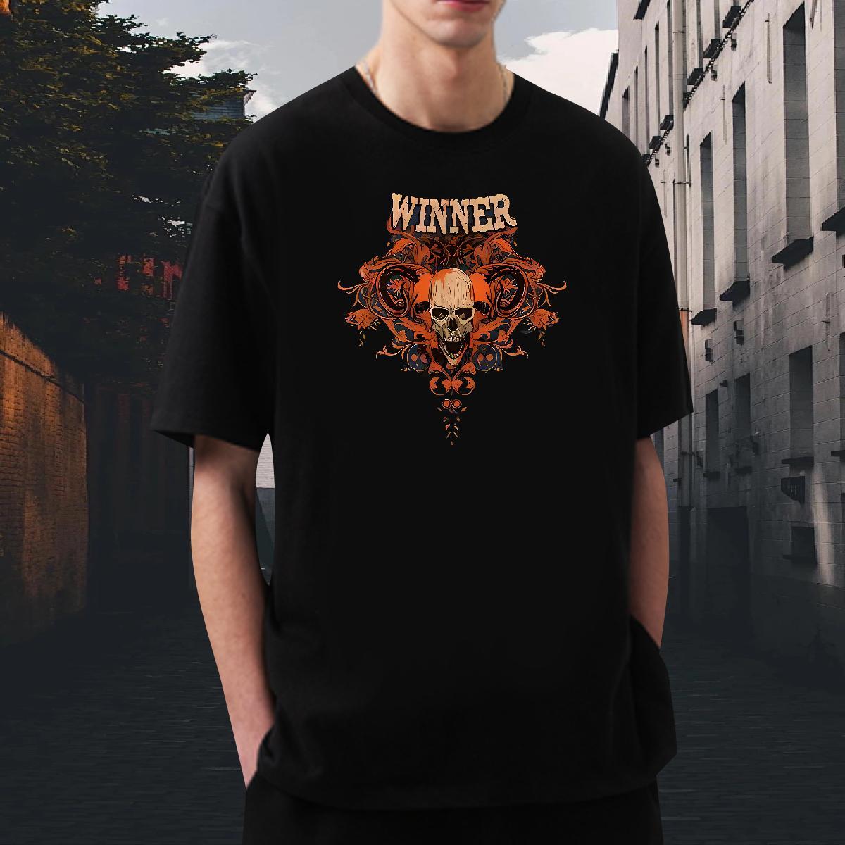 Cool T shirt 230g Cotton halloween Hip Hop Custom Printing O Neck Short Sleeves Mens Tshirts New Designer Clothings