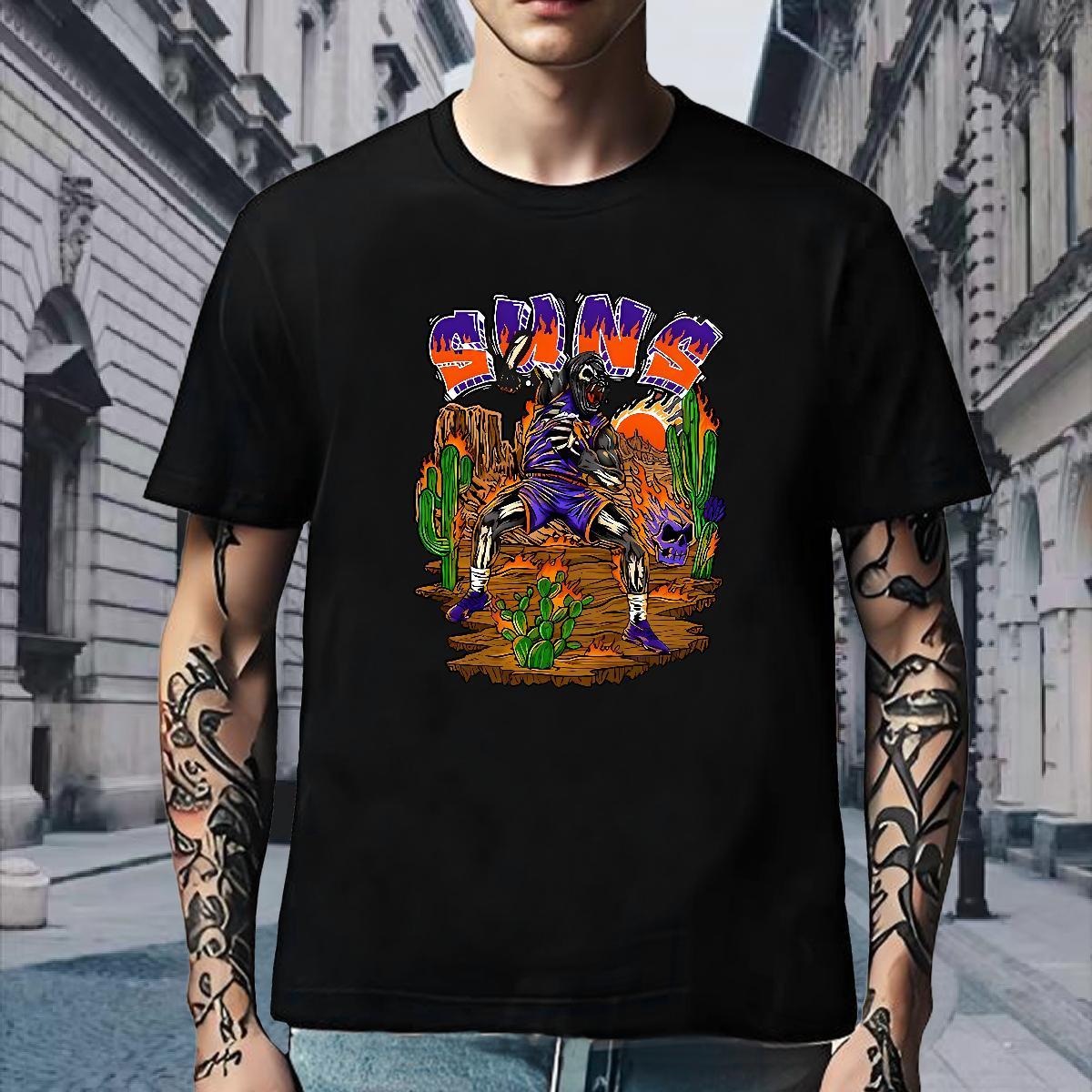 Free Shipping T-Shirts for Men 100% Cotton 230g skull Spring Summer DIY Printed Breathable Crew Neck Men Tops Tees Classic Polos
