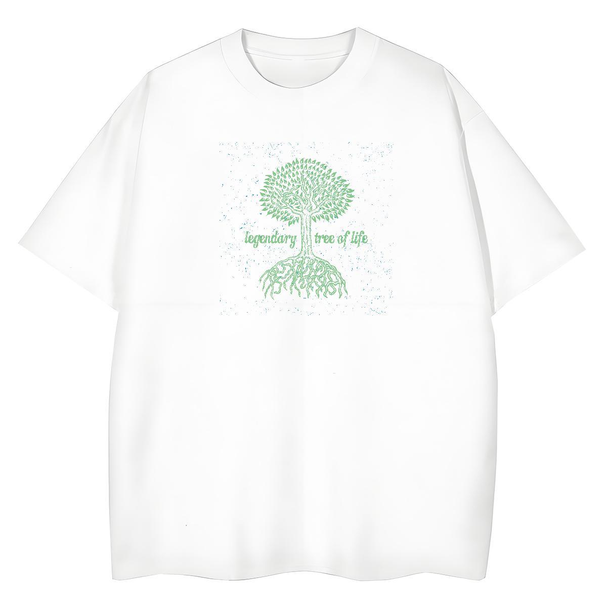 DIY Customized Men Tops Tees tree Street wear Hip Hop 230g Cotton Clothes Breathable Crew Neck Unisex Man T Shirts Black Oversized
