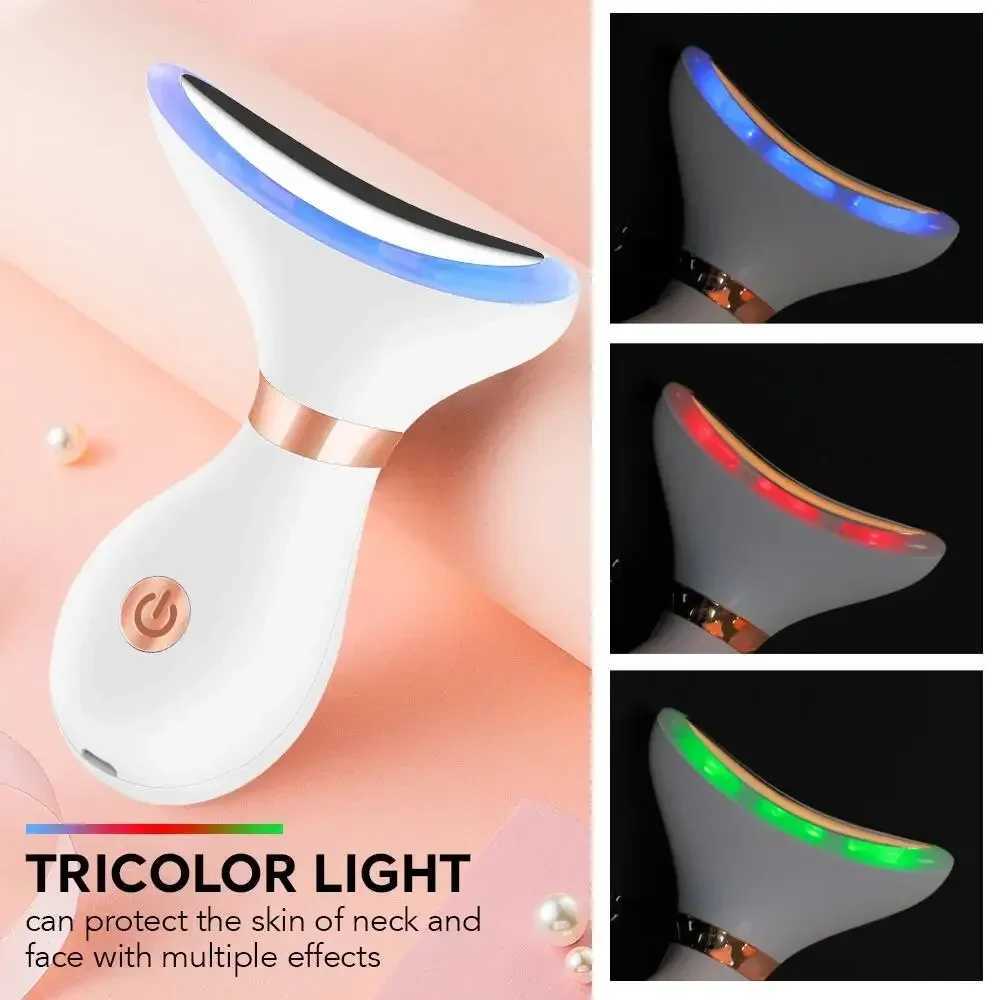 Facial Massager New Hot Cold Hammer Skin Tightening LED Face Lifting Beauty Instrument Vibration Massage Facial Skin Care Tool CL240824