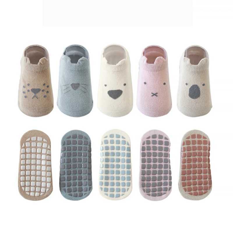 Baby Socks Children Floor Socks Combed Cotton Baby Non-Slip Toddler Socks Newborn Cartoon Spring Summer Socks CL240824