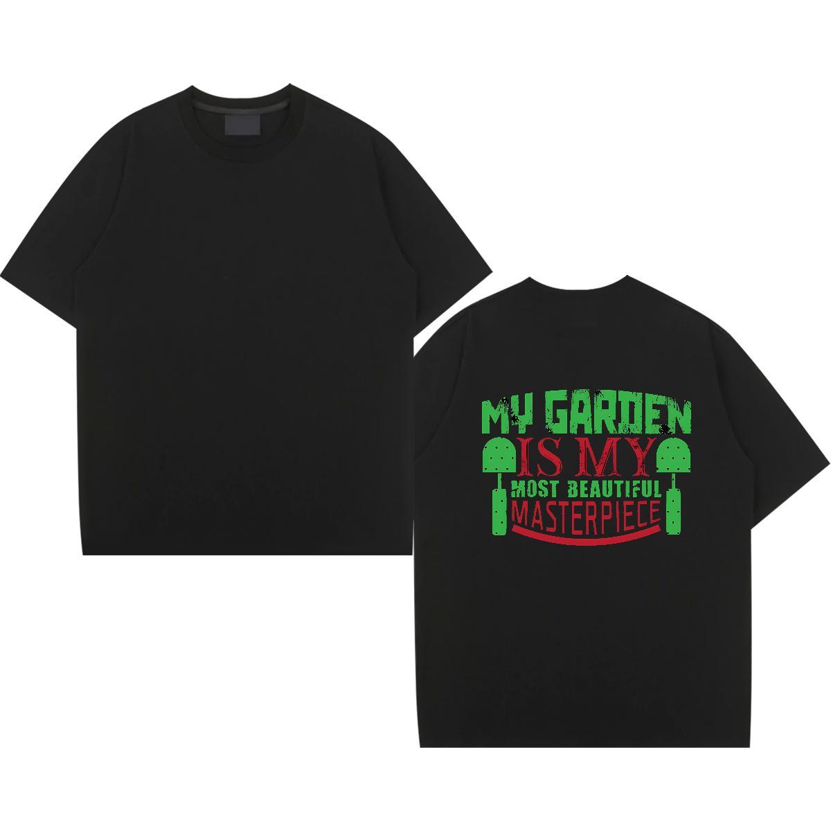 Classic Men T Shirts 230g Pure Cotton letter Casual Daily Wear Customized Print Breathable Soft Men Clothes T-Shirt Casual New Tshirts