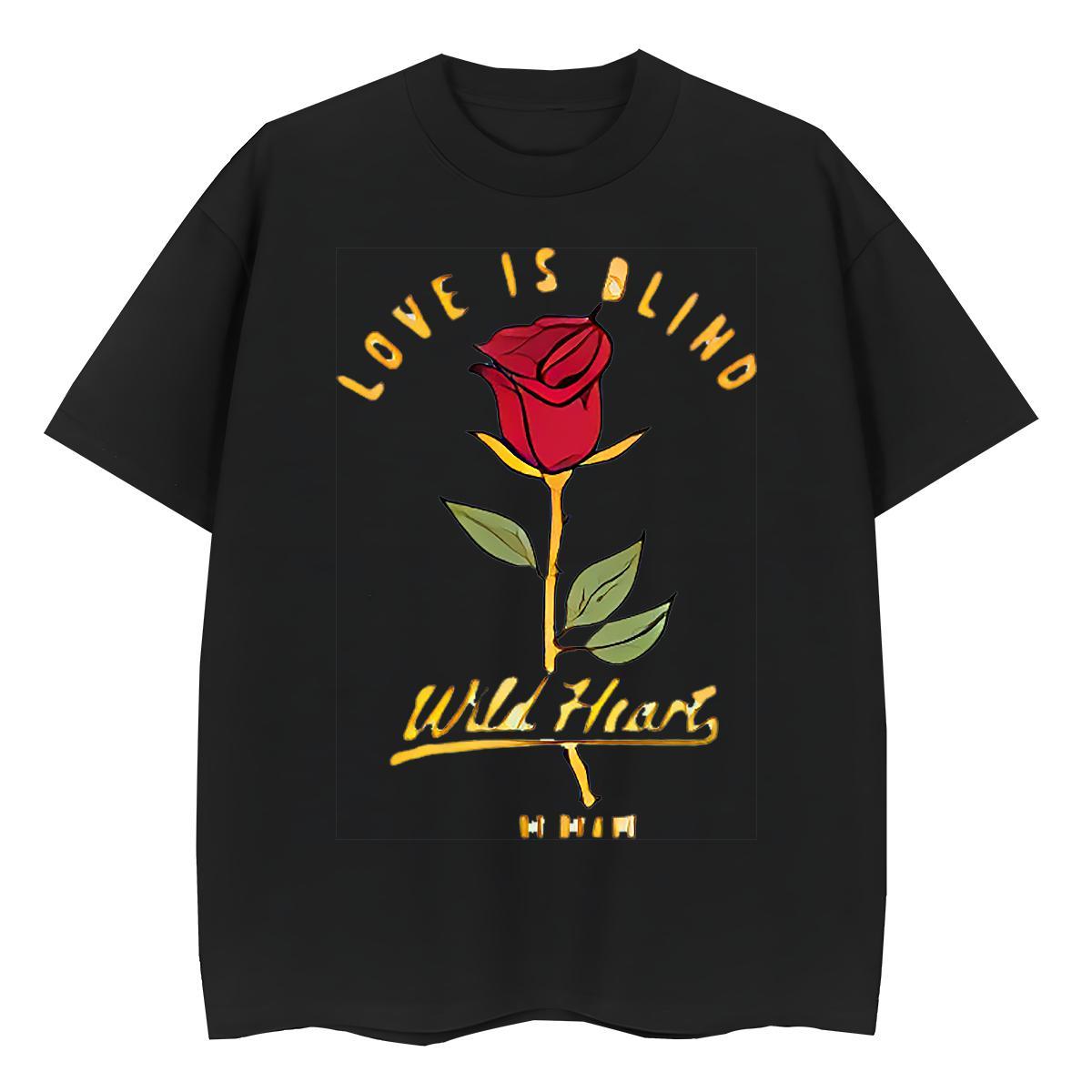 Fashion Designer Men Tees flower Daily Wear 230g Pure Cotton Tops Breathable Soft Cool Design T Shirt For Man DIY Anime