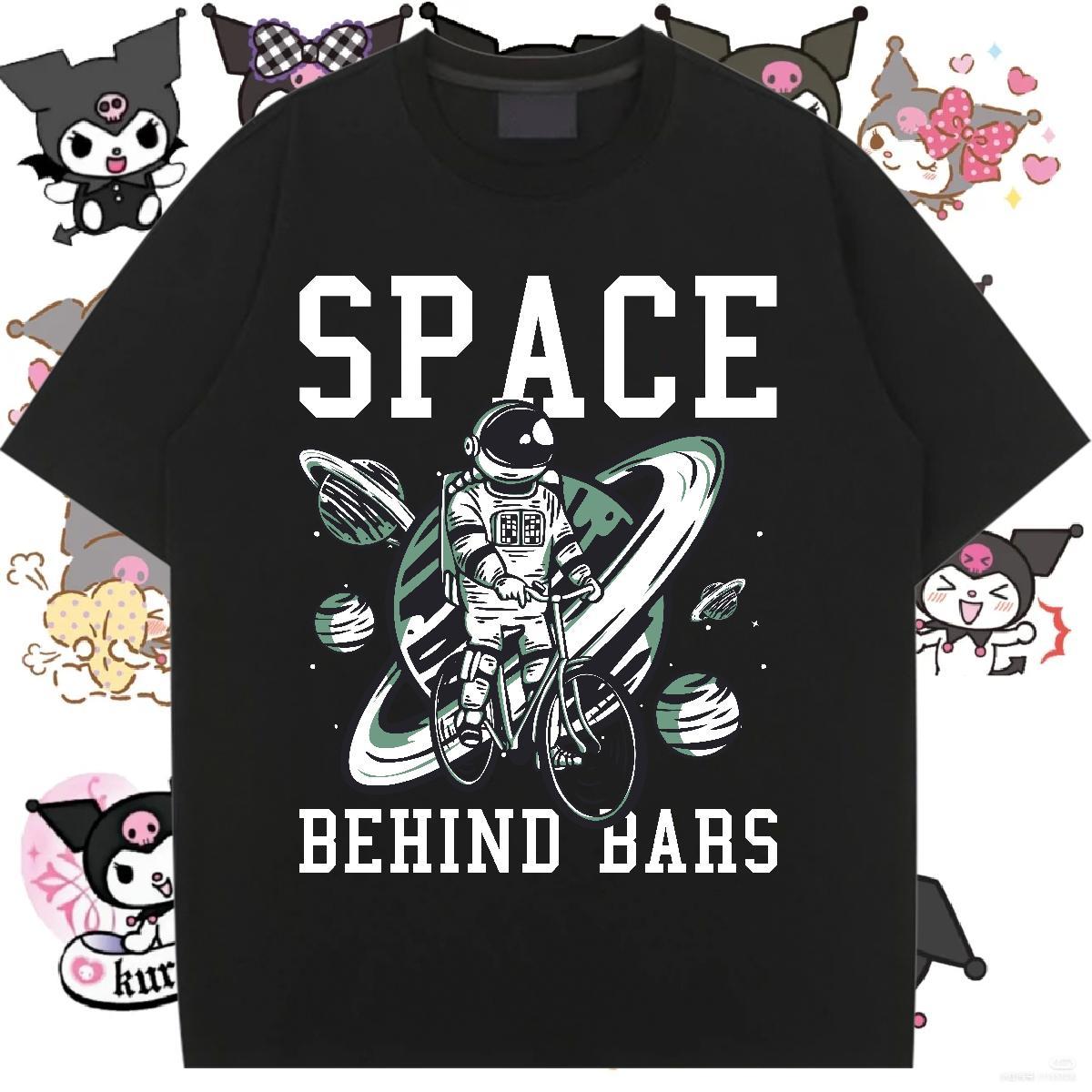 Designer Nice Tshirt for Man Woman 100% Cotton 230g cosmonaut Street Wear T Shirts Women Breathable Anime Print Top Shirts